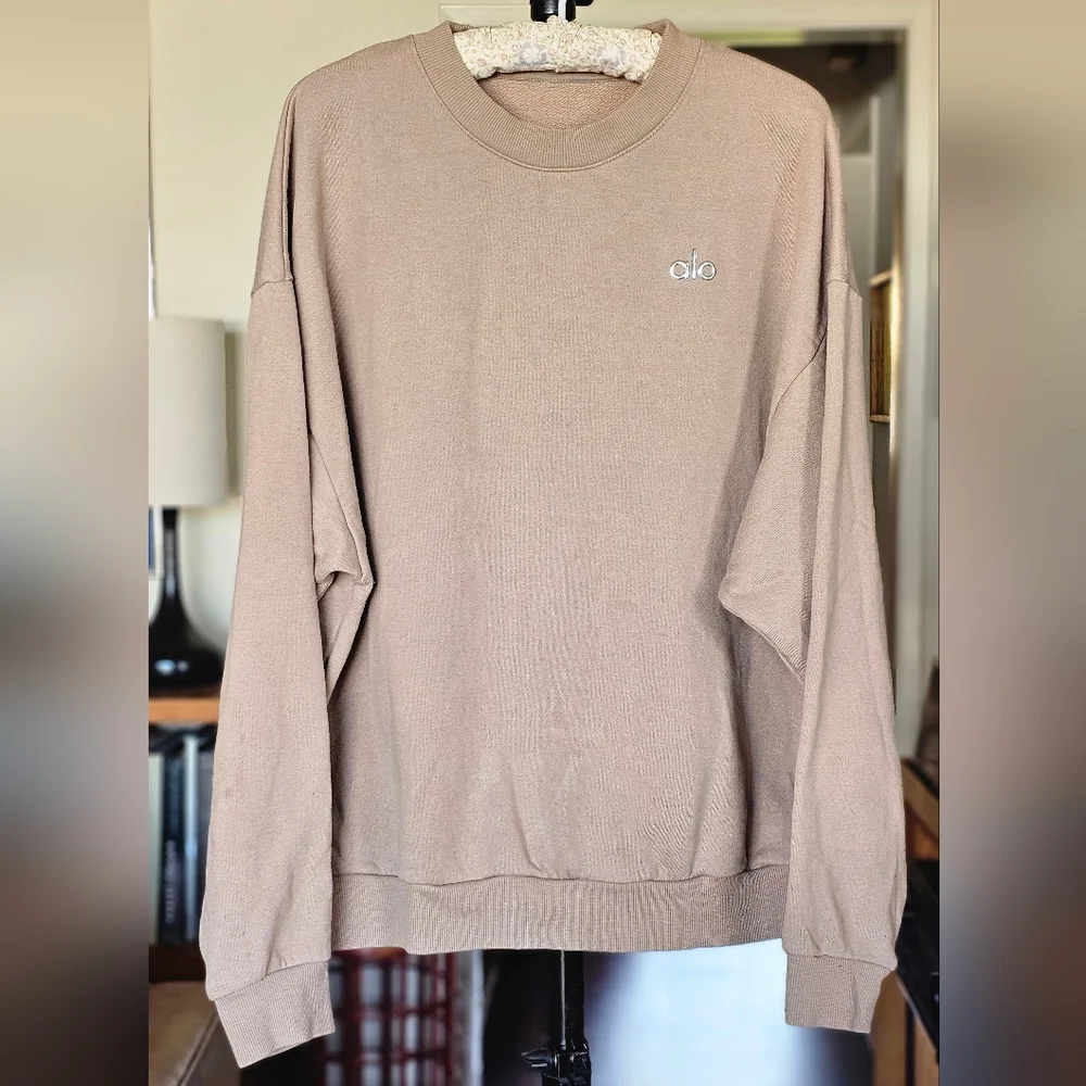 ALO Yoga Accolade Sweat Set in Gravel Size M - Picture 2 of 13